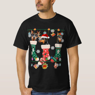 kerstman in Sock Xmas Santa Gift T-shirt