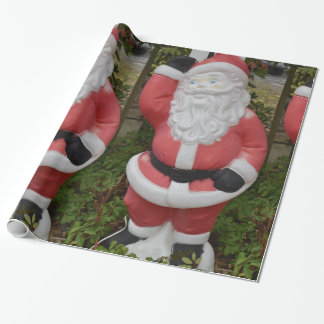 Kerstman inpakpapier door Pure Photography