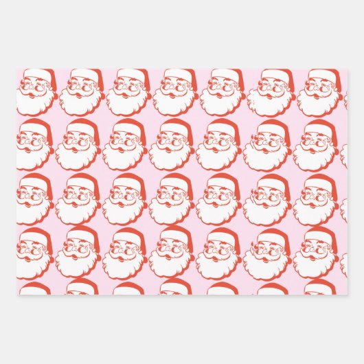 kerstman inpakpapier vel (Voorkant 3)