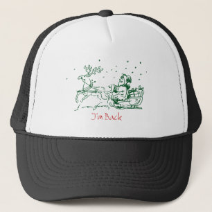 Kerstman is weer terug, prettig kerstfeest trucker pet