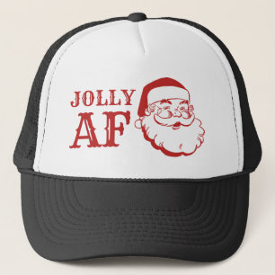  kerstman Jolly AF Funny Kerstmis Trucker Pet