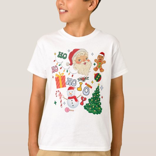 Kerstman Jolly Ho Ho Top (Voorkant)