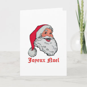 Kerstman Joyeux Noel Feestdagen Kaart
