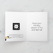 Kerstman  Kaart (Binnen)