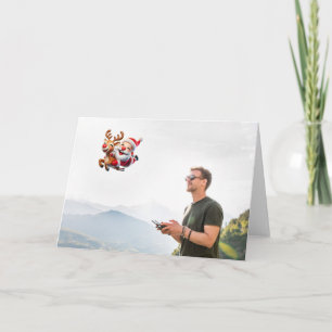 Kerstman kaart