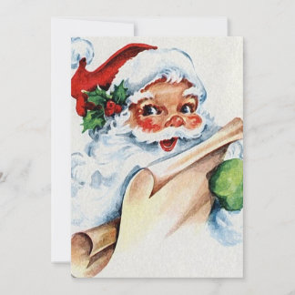 kerstman kaart