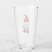 Kerstman Kabouter Bierglas Glas (Achterkant)