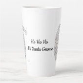 Kerstman Kabouter Kerstmug Latte Mok (Voorkant)