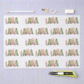 Kerstman Kabouter Ontwerp 5   Tissuepapier (Craft)
