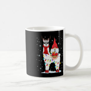 Kerstman Kabouters die op Lama Rendieren Kerstverl Koffiemok
