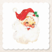  kerstman kartonnen onderzetters (Voorkant)