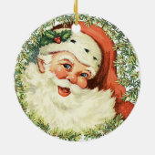 kerstman keramisch ornament (Achterkant)