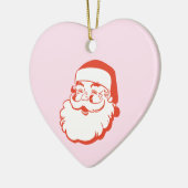 kerstman keramisch ornament (Links)