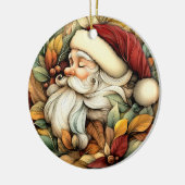   Kerstman Keramisch Ornament (Links)