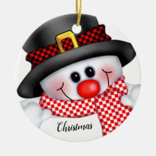 Kerstman Keramisch Ornament