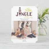 Kerstman Kerst Foto Kaart (Staand voorkant)