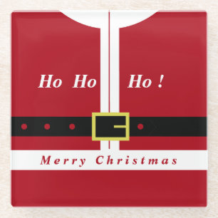 Kerstman Kerst Glas Onderzetter Glazen Onderzetter