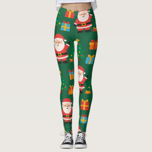 Kerstman Kerst Grappig Leggings