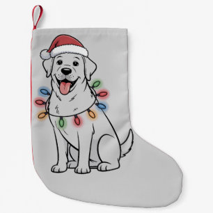 Kerstman Kerst Hond Liefhebber Labrador Retriever  Kleine Kerstsok