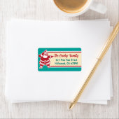 Kerstman Kerst Kaart Adresetiketten 2 Etiket (Insitu)