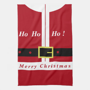Kerstman Kerst Keuken Handdoek
