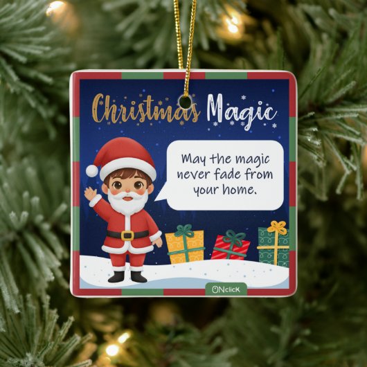 Kerstman Kerst Ornament (Boom)