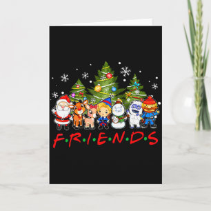 Kerstman Kerst Sinterklaas Familie Xma Kaart