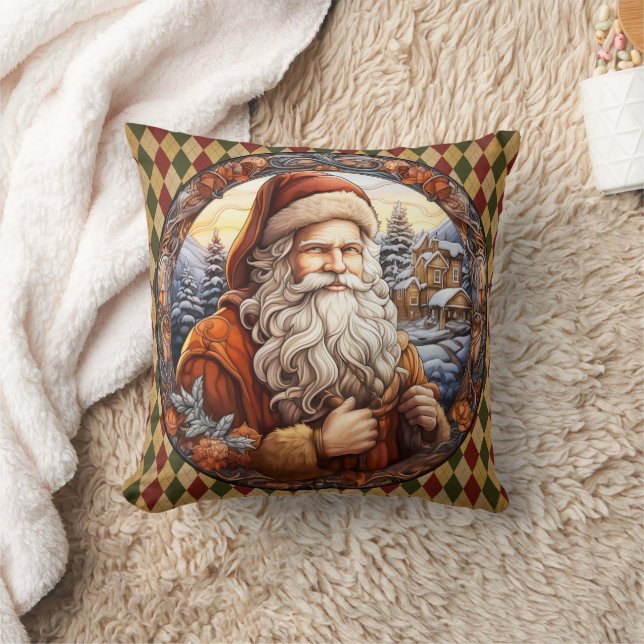  kerstman kerst thuis decor kussen (Deken)