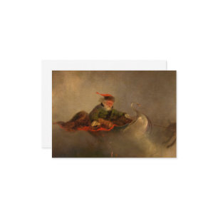 Kerstman, kerstavond door William H. Beard Bedankkaart