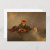 Kerstman, kerstavond door William H. Beard Briefkaart (Voorkant / Achterkant)