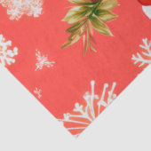 Kerstman Kerstboom Sneeuwvlokken Kerstmis Tissuepapier (Detail)