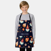 Kerstman Kerstdecoraties Retro Patroon Schort (Gedragen)