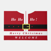 Kerstman kerstdeurmat deurmat (Voorkant)