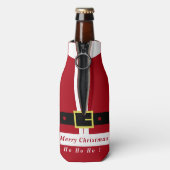 Kerstman Kerstfles koeler (Fles Achterkant)