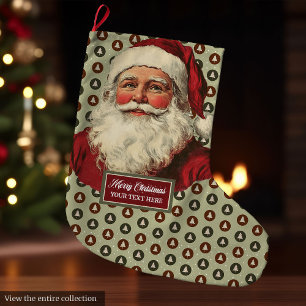  kerstman kerstkous ontwerp grote kerstsok