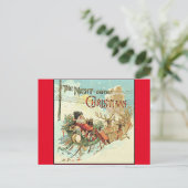 Kerstman  Kerstman Briefkaart (Staand voorkant)