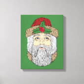 Kerstman/kerstman Canvas Afdruk (Voorkant)