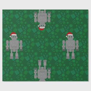 Kerstman Kerstman Claus Robot Cadeaus cadeaus Cadeaupapier
