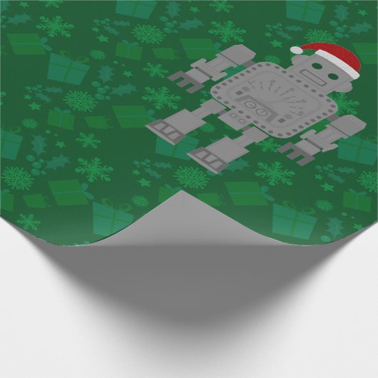 Kerstman Kerstman Claus Robot Cadeaus cadeaus Cadeaupapier (Hoek)