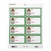 Kerstman/kerstman Etiket (Full Sheet)