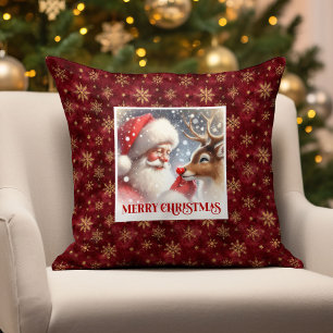 Kerstman Kerstman Rudolph Kerst Kussen Festive Acc