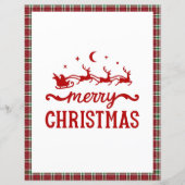 Kerstman Kerstman Verlanglijstje Voor Kinderen (Achterkant)