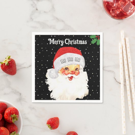 Kerstman Kerstmis HO HO HO Servet (Insitu)