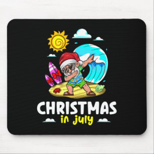 Kerstman Kerstmis In Juli Viering Zomer V Muismat