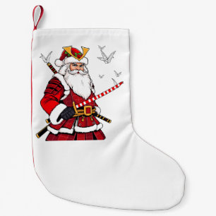 Kerstman Kerstmis Kerstman Japanse Kunst Samurai Kleine Kerstsok