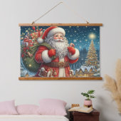 KERSTMAN (KERSTMIS) (KERSTMIS) HANGEND WANDKLEED (Slaapkamer)