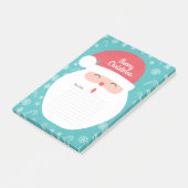 Kerstman Kerstmis Post-it® Notes (Schuin)