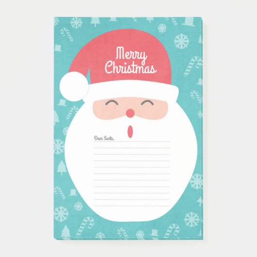 Kerstman Kerstmis Post-it® Notes (Voorkant)