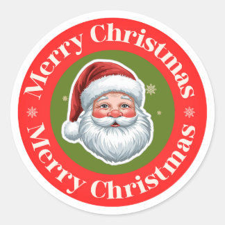 Kerstman Kerstmis Sticker uit het verleden