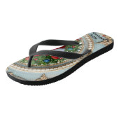 Kerstman Kerstmis Teenslippers (Schuin)